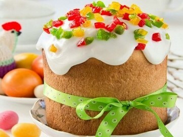 Кулич с цукатами&nbsp;